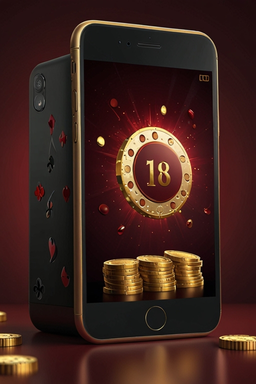 Smartphone mit Platincasino-App